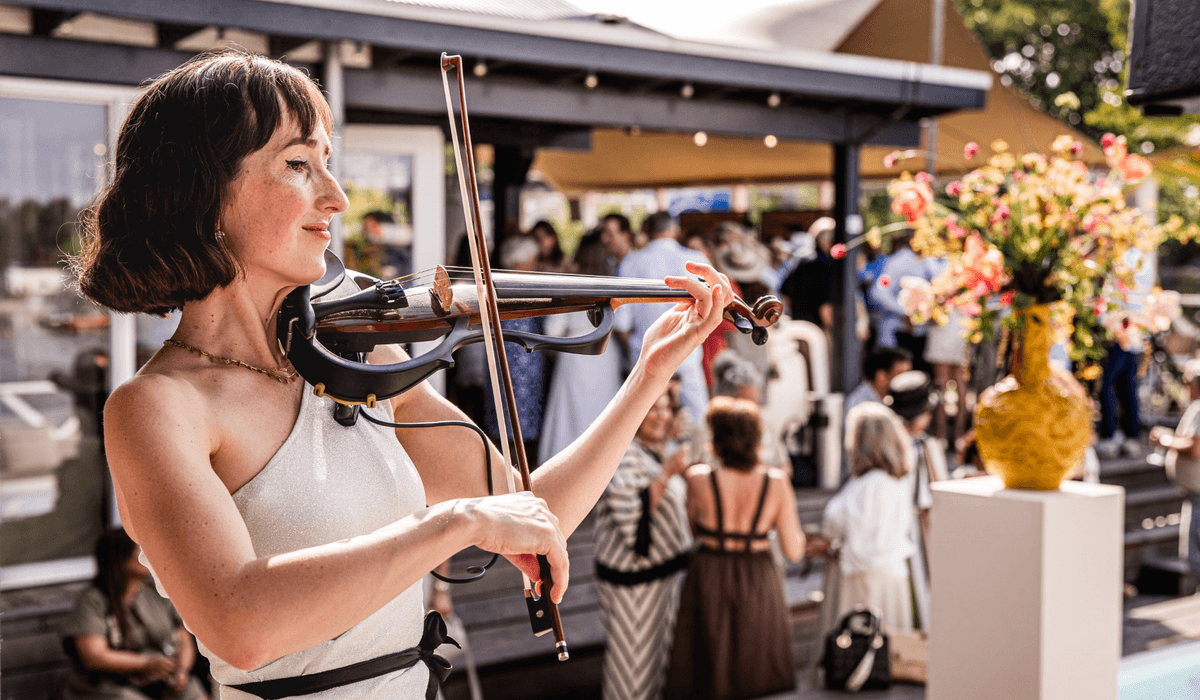 A violinist who fits your story.