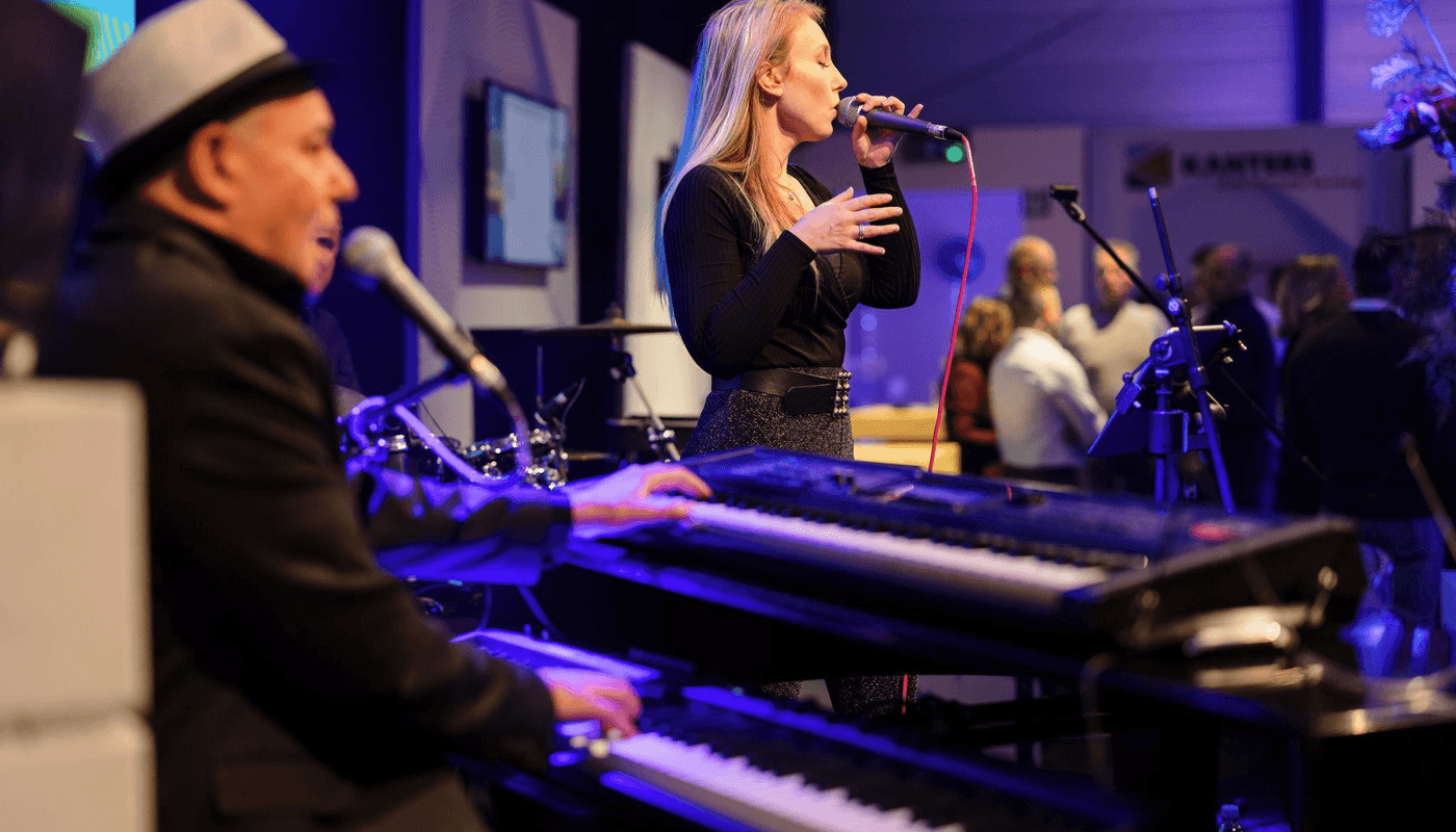 The Grand Piano Party performing at Restaurant Nieuw Schaijk